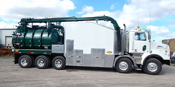 hydro excavator truck